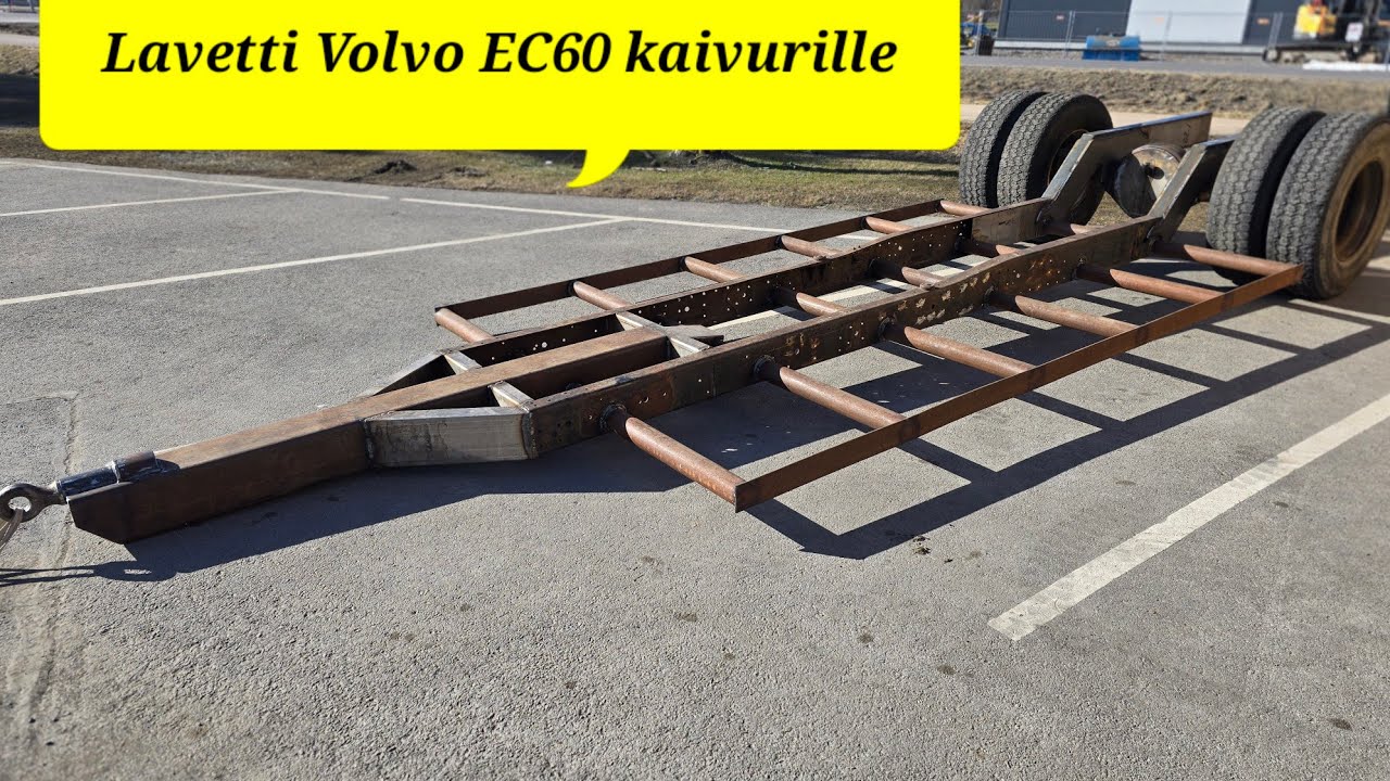 Kaivurin lavetti projekti OSA2. Volvo EC60