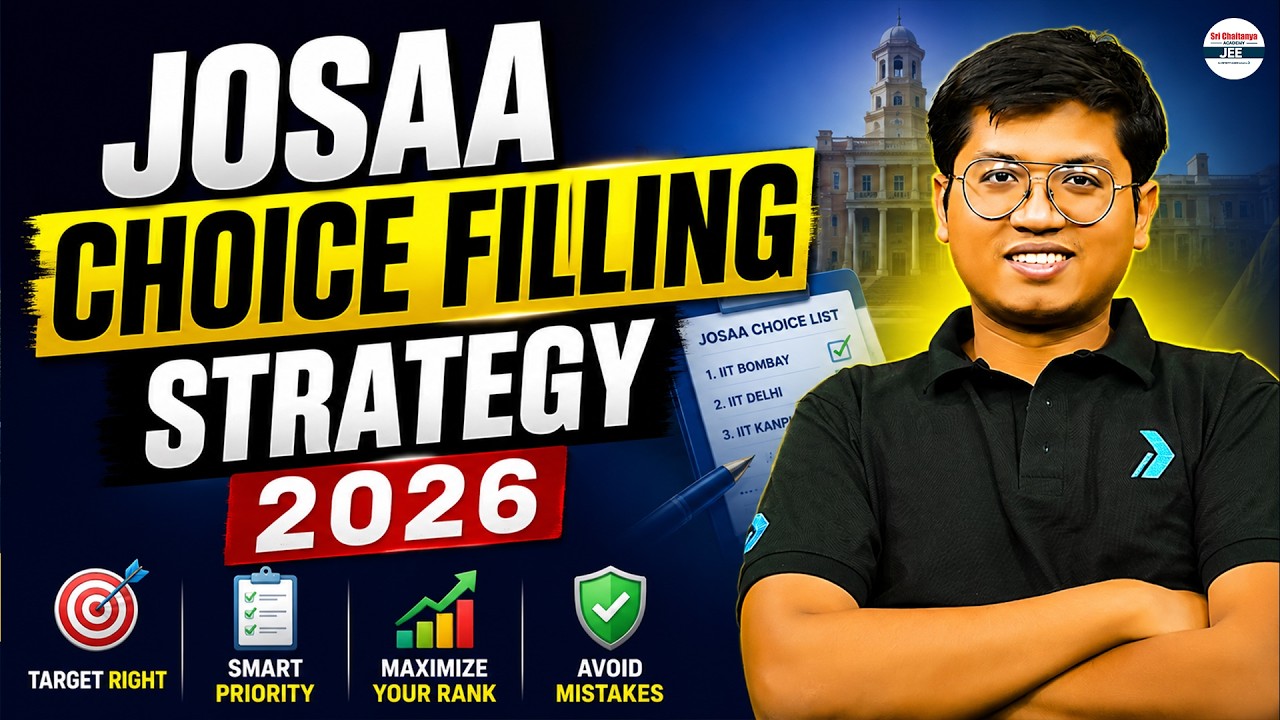 JoSAA Choice Filling Strategy 2026 | Best Choice Filling Order for Maximum Upgradation | Must Watch!