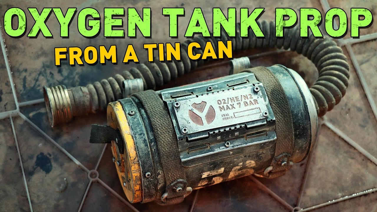 Rebreather Tank Prop from a Tin Can