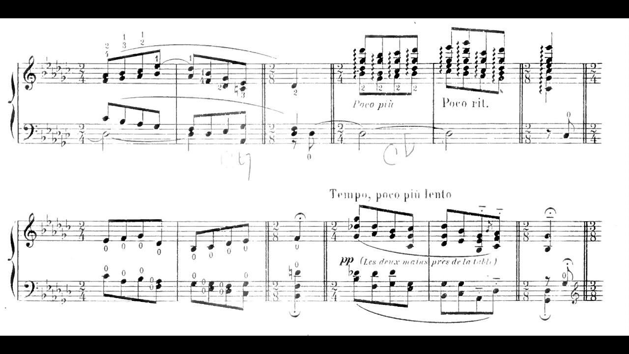 Henriette Renié - Danse des Lutins for Harp (1911) [Score-Video]