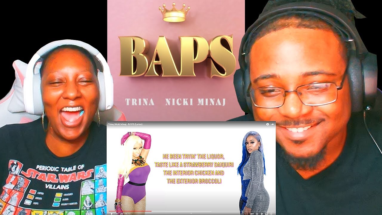 OOOWEEE! Trina, Nicki Minaj - BAPS (Lyrics) REACTION