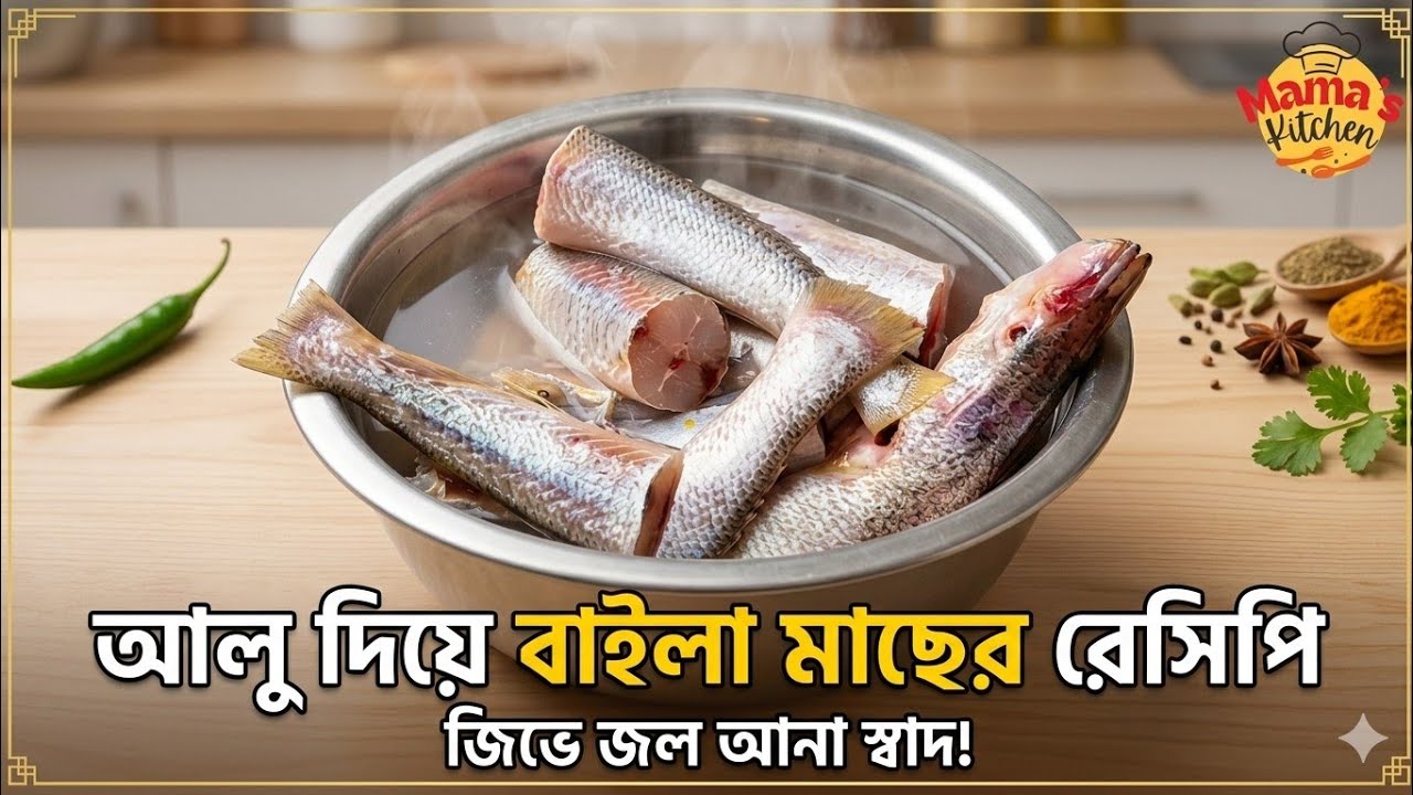আলু দিয়ে বাইল্লা মাছের রেসিপি | Aloo Diye Baila Fish Curry | Bangladeshi Fish Recipe