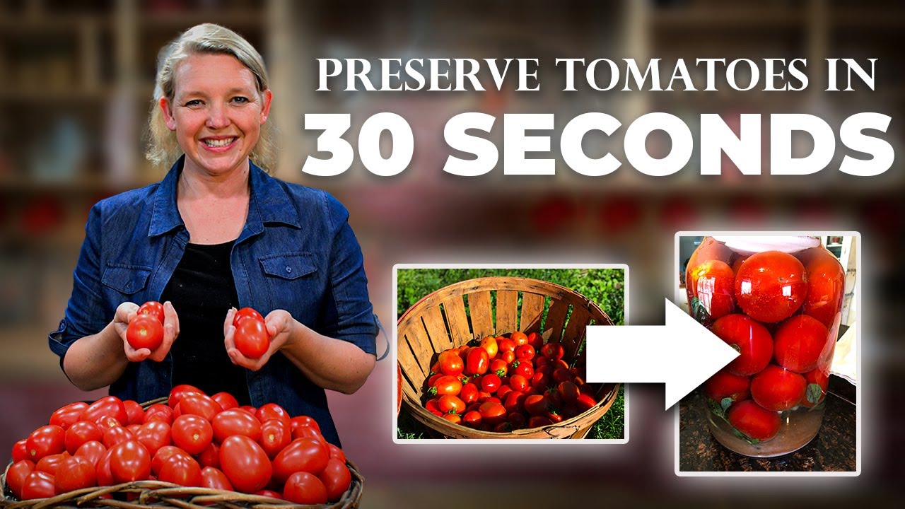 Preserve a Quart of Tomatoes in 30 Seconds (No Canning!)