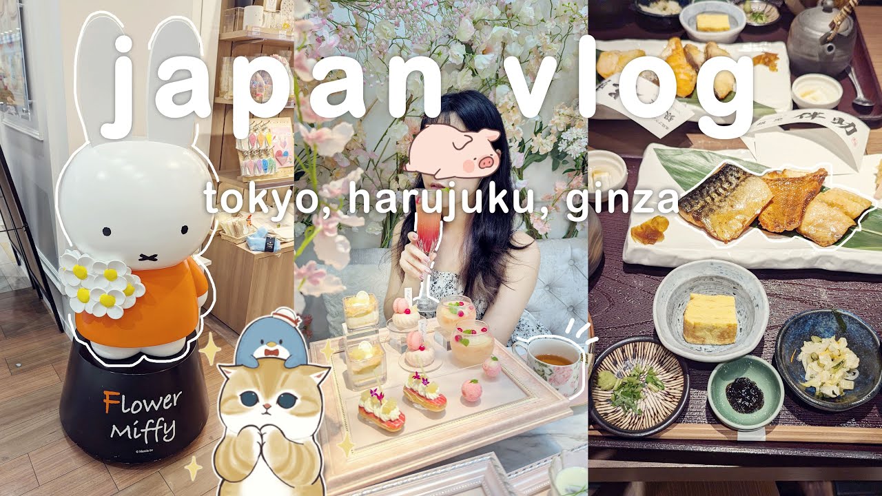 JAPAN VLOG 🍵🍡 Character Street | Sunshine City | Afternoon Tea in Harajuku