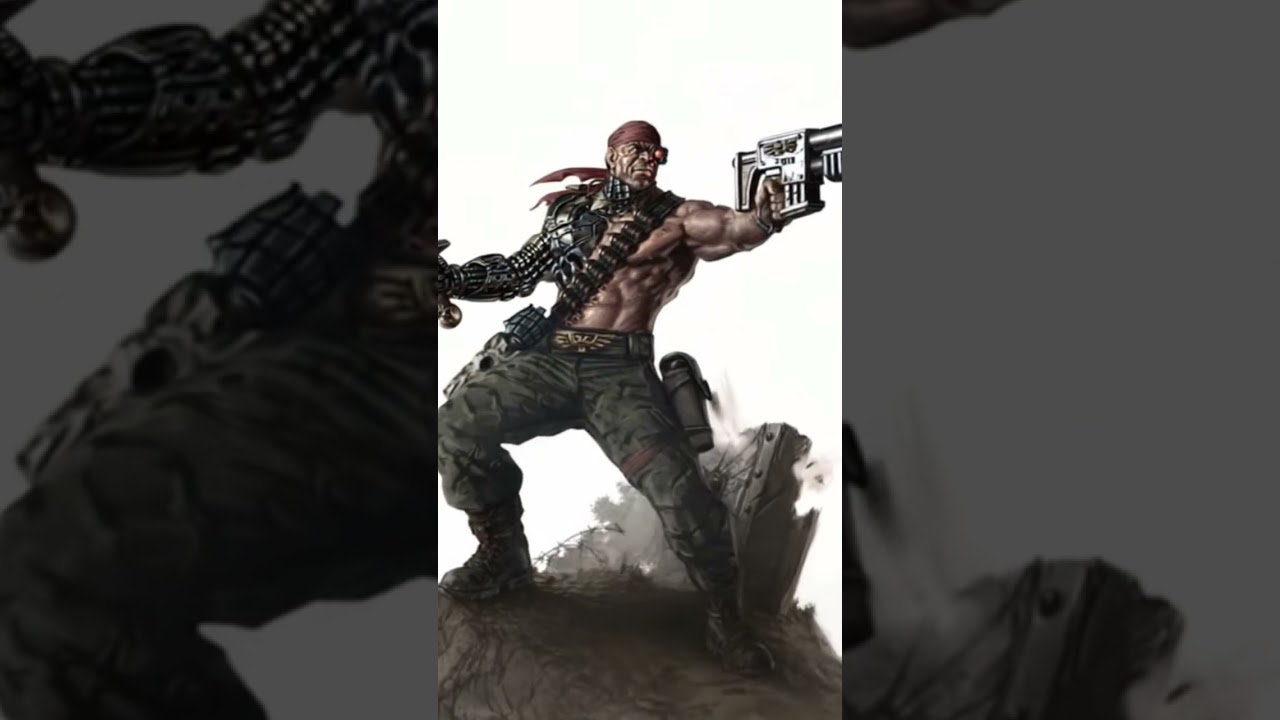 Imperium of Man - Warhammer 40k Artwork inspired by Rambo #warhammer #warhammer40k #imperiumofman