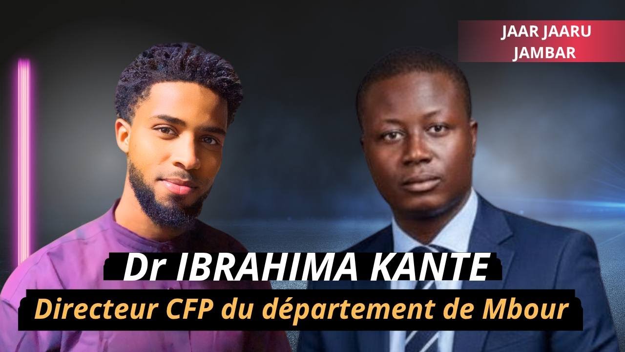 “Rien n’est impossible” : Le parcours exceptionnel du Dr Ibrahima Kanté, Directeur du CFP de Mbour