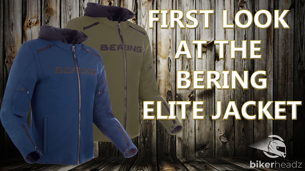 First look at the Bering Elite softshell waterproof motorcycle jacket 4K video | bikerheadz.co.uk