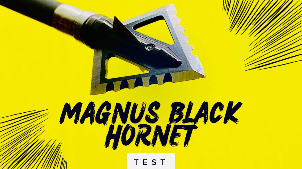 MAGNUS BLACK HORNET SER RAZOR 125 gr Broadhead Test