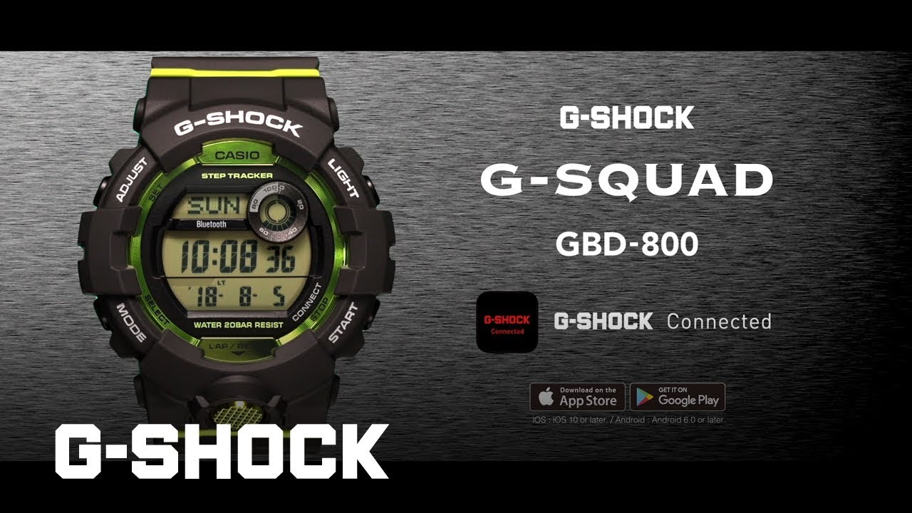 G-SQUAD GBD-800 product video (Horizontal ver.) : CASIO G-SHOCK