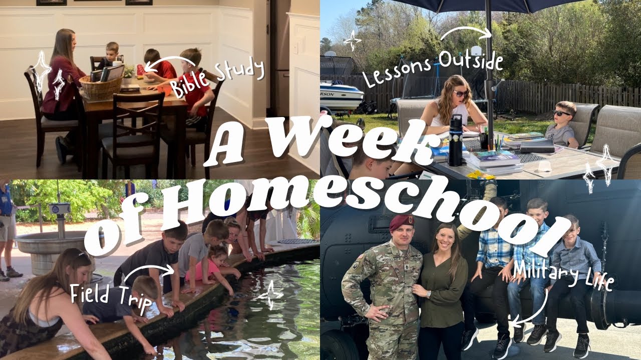 Homeschool Week in the Life | Balancing Book Work, Work, & Military Life + A Fun Field Trip
