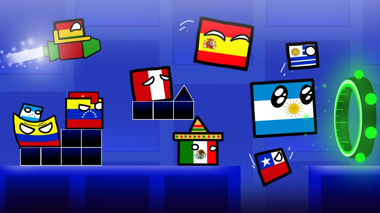 Countryballs Dash (Parodia a Geometry Dash)