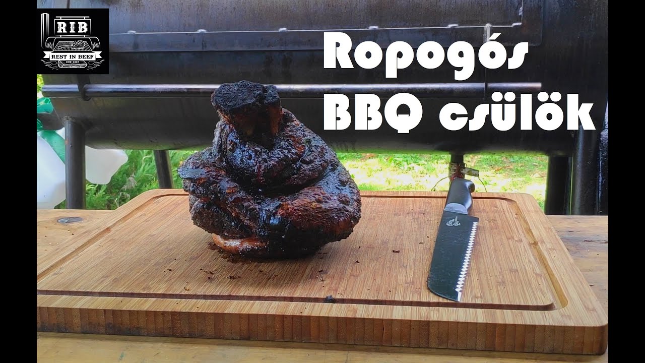 Ropogós BBQ Csülök és egy kis tűz menedzsment | Rest In Beef BBQ