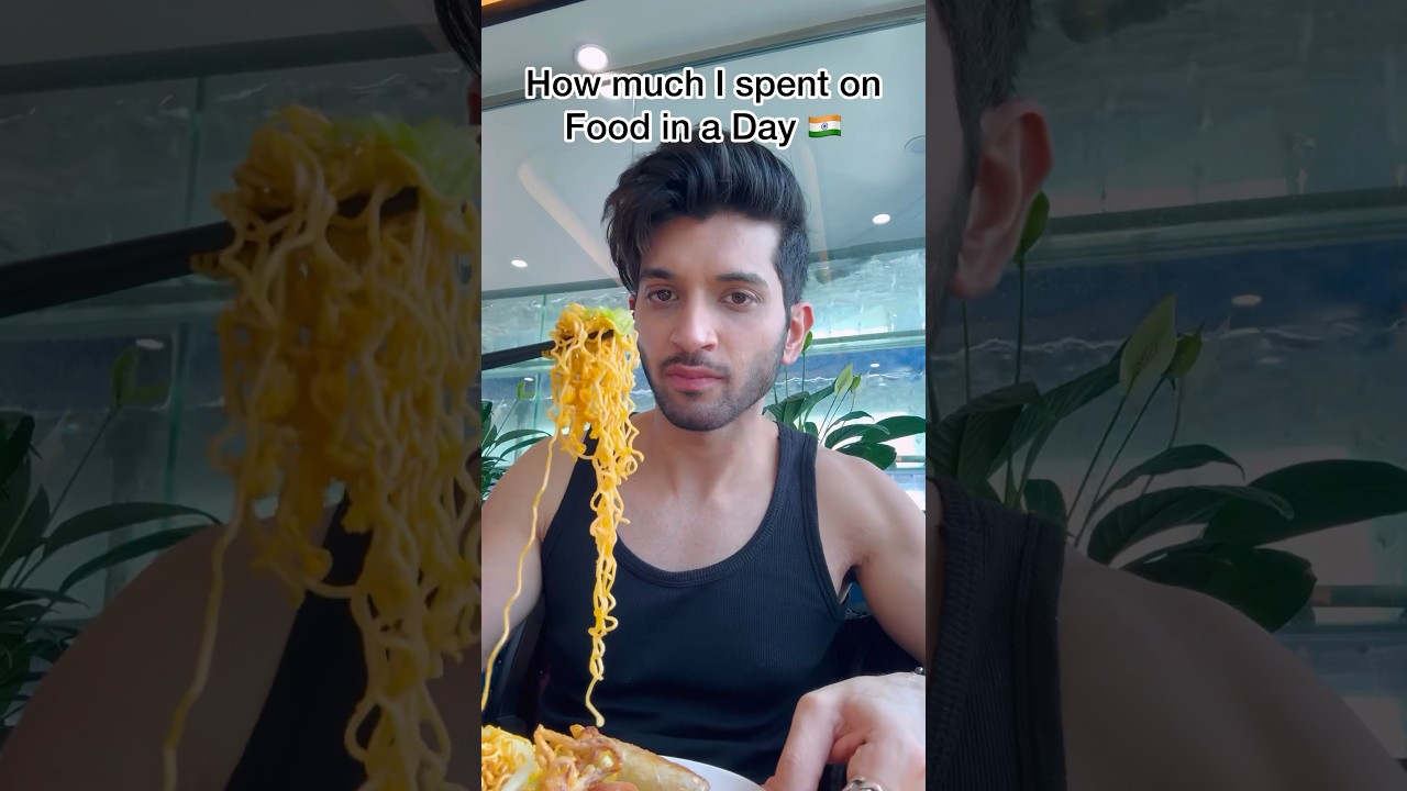 How much I spent on Food in a Day 🇮🇳