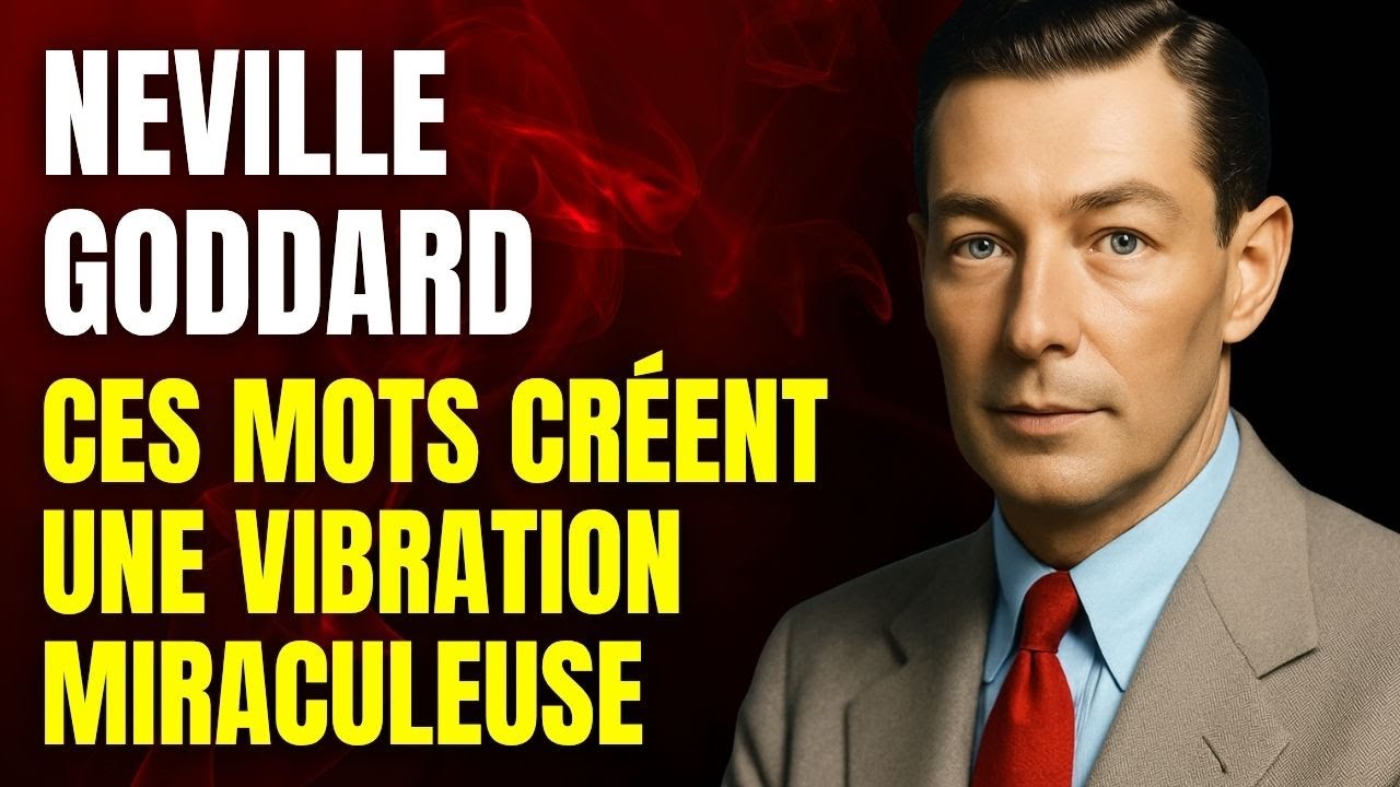NEVILLE GODDARD &ndash; CES MOTS CR&Eacute;ENT UNE VIBRATION MIRACULEUSE