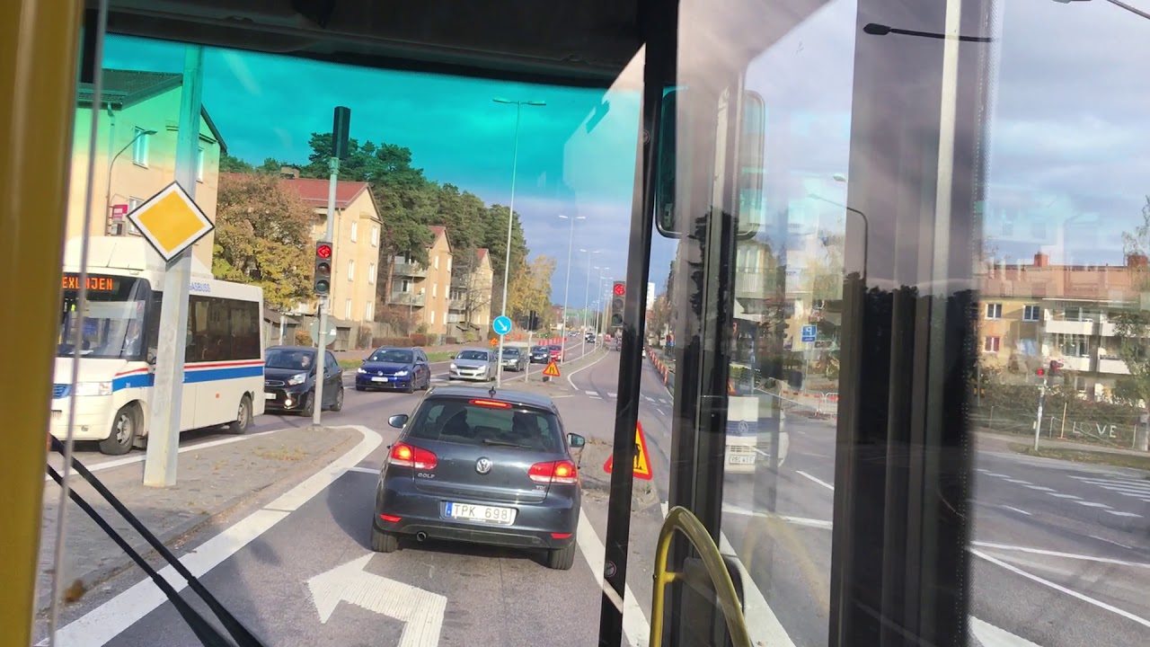 Bus ride line 5 from Stora Gatan to Transformatorgatan.