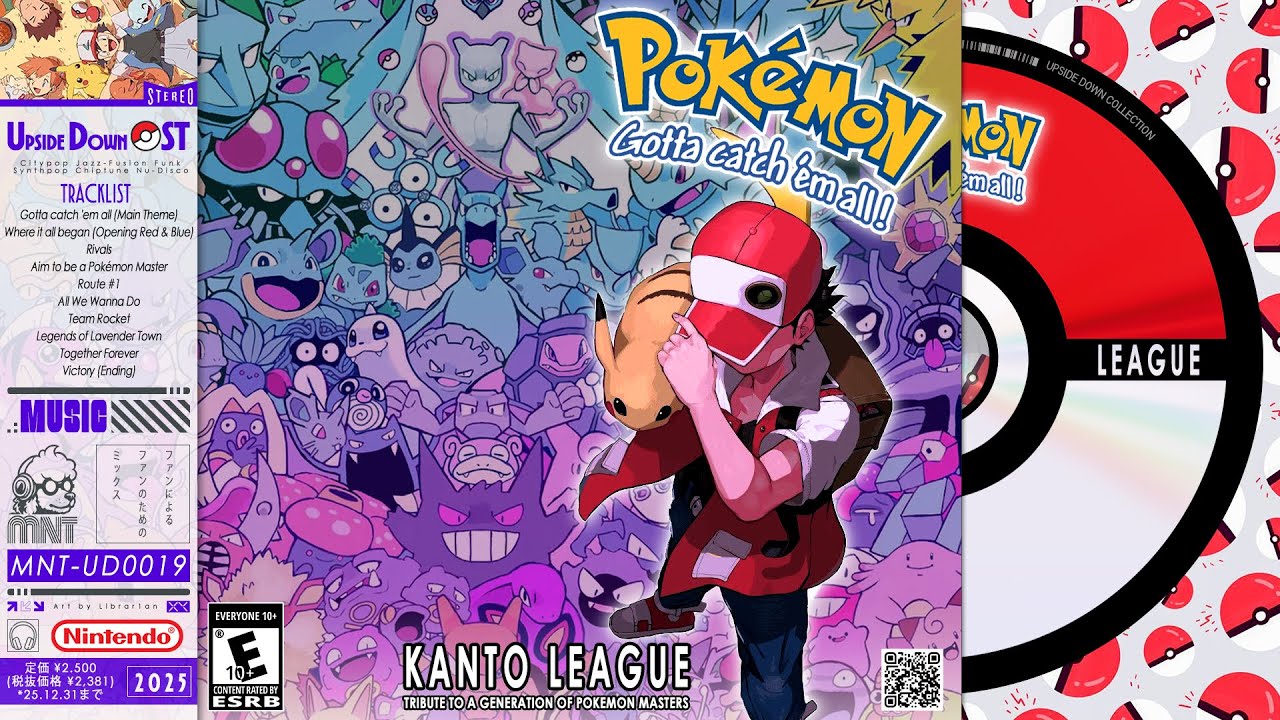 『 Pokémon』⚡ Citypop, Funk & Nu-Disco Mix | Upside Down OST