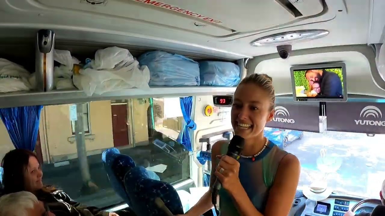 Jacqui Purvis (Flic) on Tour Bus 20/11/22