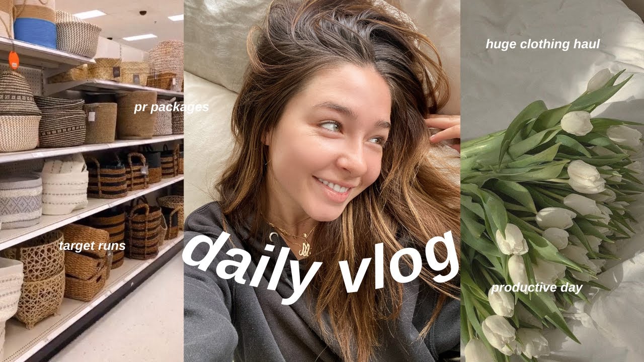 vlog: target run, new clothes, pr packages, and much more! ⋒