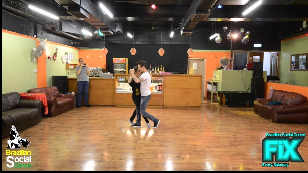 Samba de Gafiera demo after class in London  Anderson and Brenda
