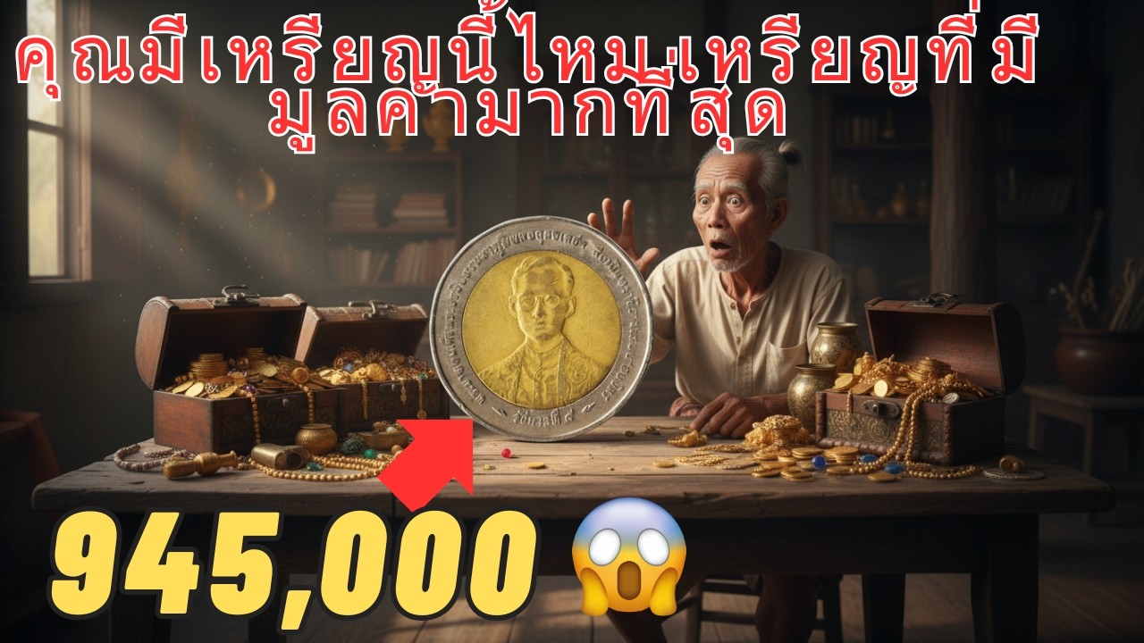 ผมเจอเหรียญ 10 บาท มูลค่า 945,000 บาท — นี่คือเหรียญที่ไม่มีใครพูดถึง