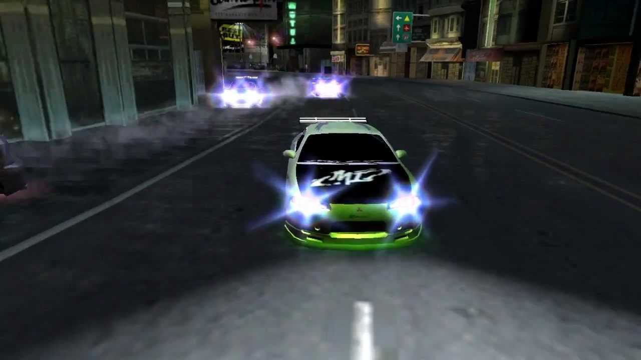 Need for Speed underground 2 Fast and Furious Mitsubishi eclipse Test run By RASTAKITTEN