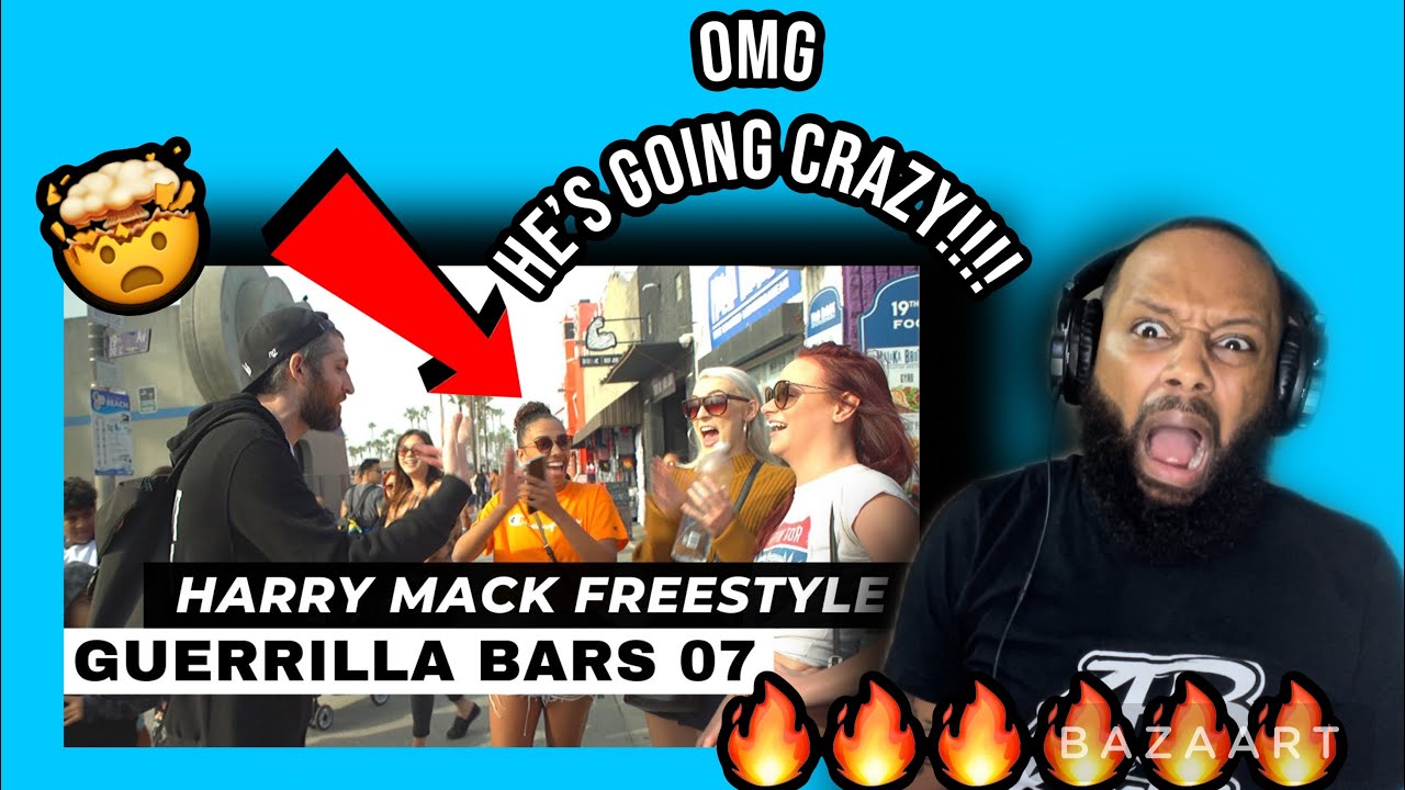 FIRST TIME HEARING HARRY MACK - FREESTYLE BASED ON RANDOM WORDS | GUERRILLA BARS EPISODE 7