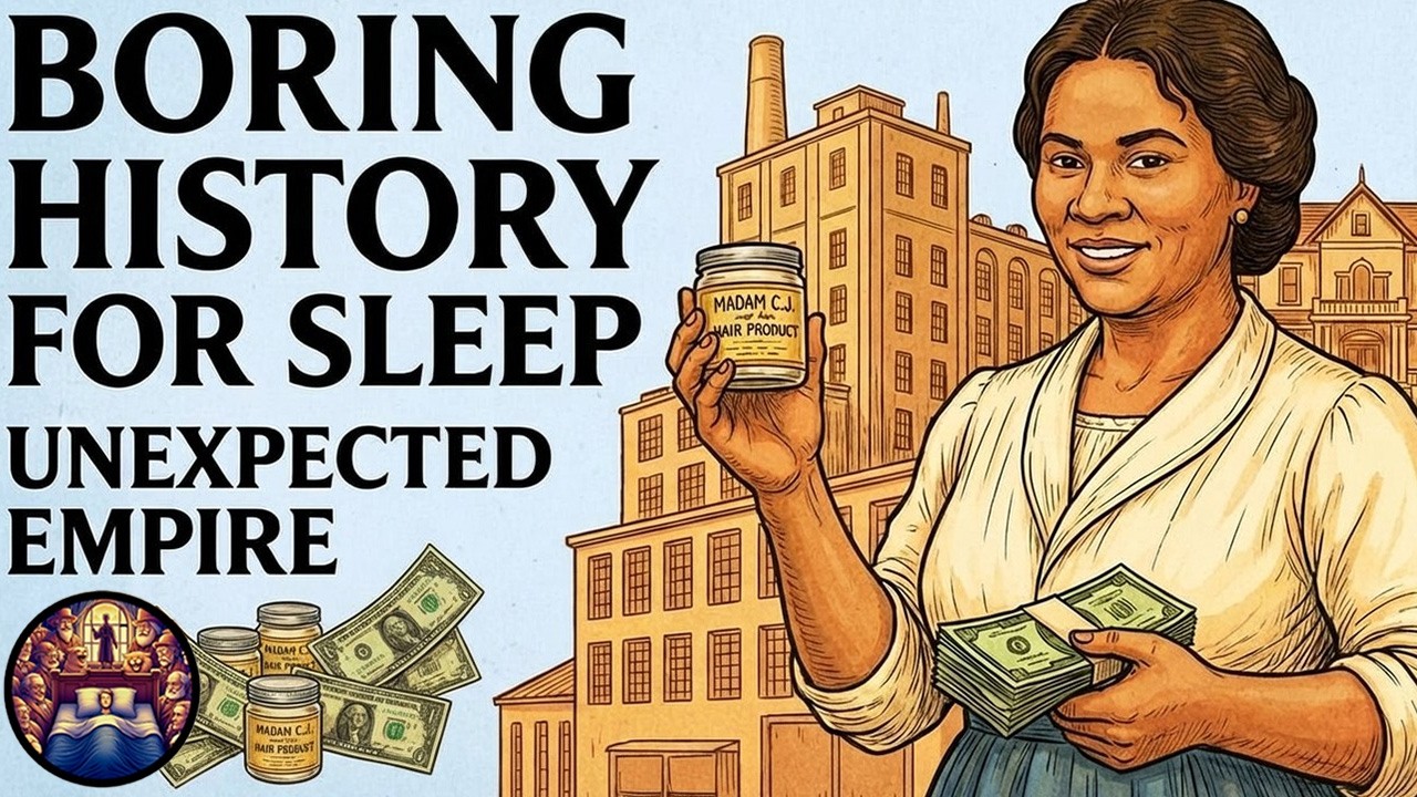 Madam C.J. Walker History: Gentle Storytelling & Ambient Sounds (7 HOURS) | History for Sleep