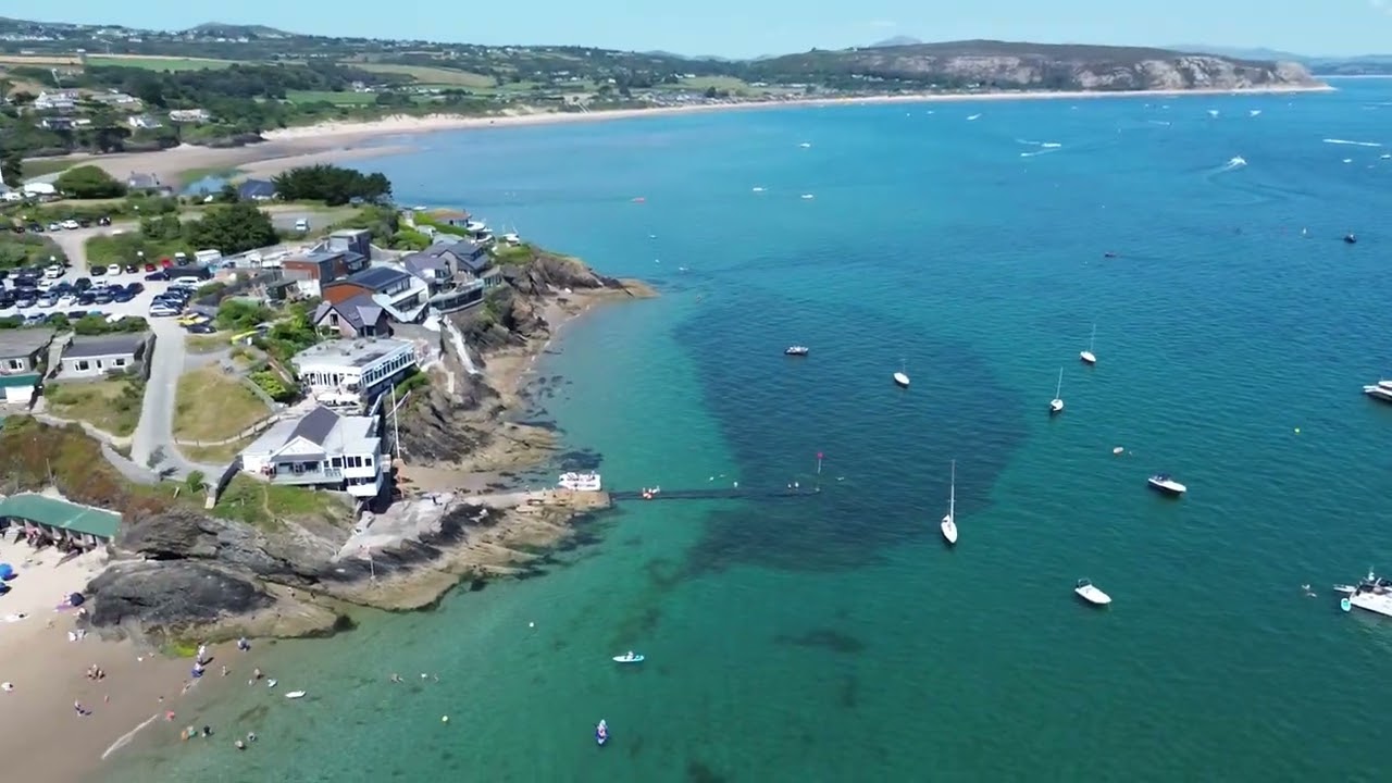 Abersoch beach (North Wales) Drone Shots Wales