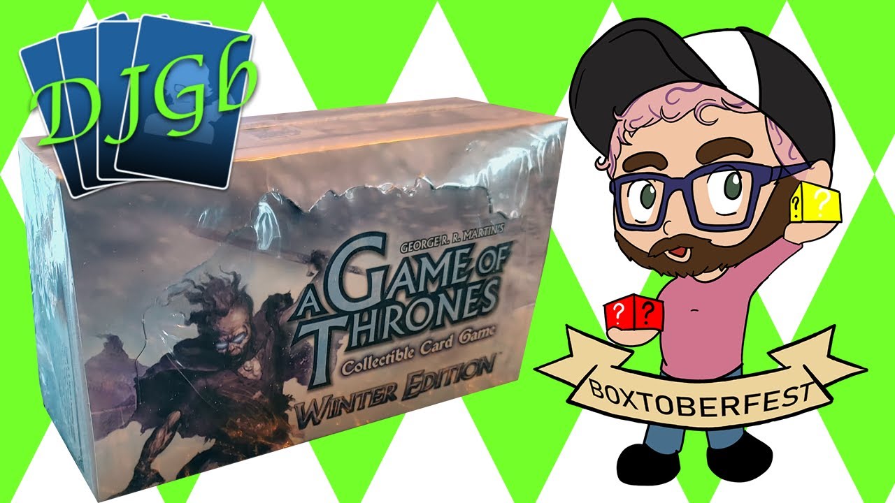 Game of Thrones CCG WINTER EDITION Booster Box Opening! - Boxtoberfest Day 21