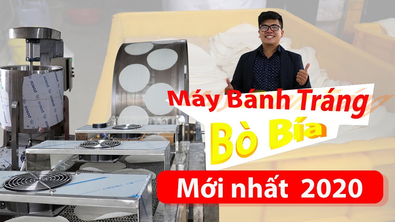 Máy Làm Bánh Tráng Bò Bía Nghiệm Thu Tại Xưởng Công Ty Foenix | Model máy làm bánh tráng bò bía 2020