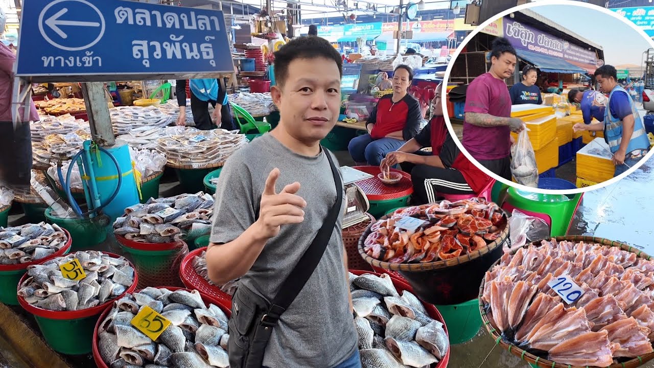 ลุงเด่นพามาดูตลาดสร้างรายได้ ใครที่มองหาอาชีพยังไม่ได้ตามลุงเด่นมาดูแหล่งขายส่งปลาที่อ่างทองได้ครับ