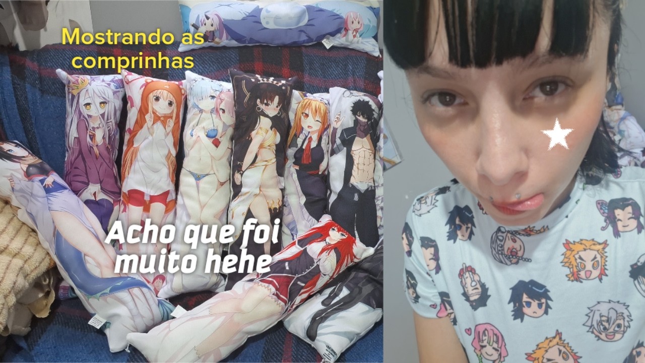 Mostrando minhas comprinhas do Matsuri + crochê de pixel art