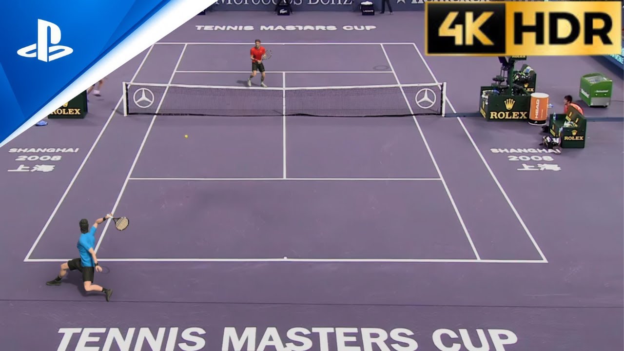 NEW ANIMATIONS IN TENNIS ELBOW 4 😱 GONZALEZ VS FEDERER | MASTERS CUP 2007 (2D COURT)