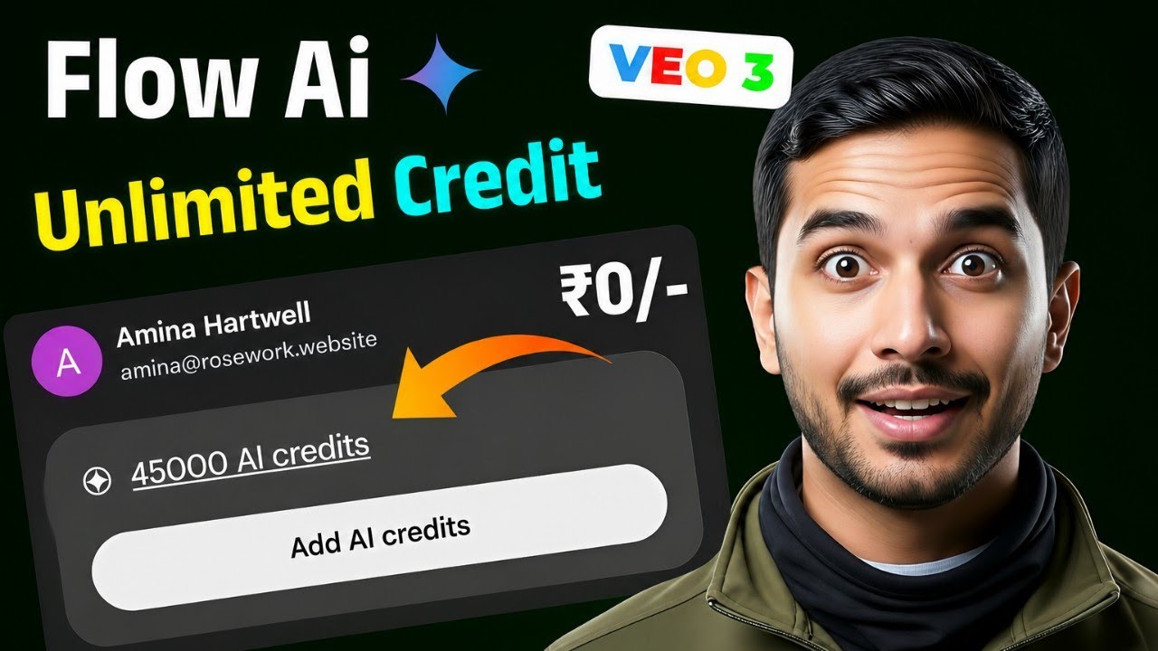 Flow Ai Unlimited Use Trick ✅ How To Use Flow Ai Unlimited Credit 100% Working Trick ✅