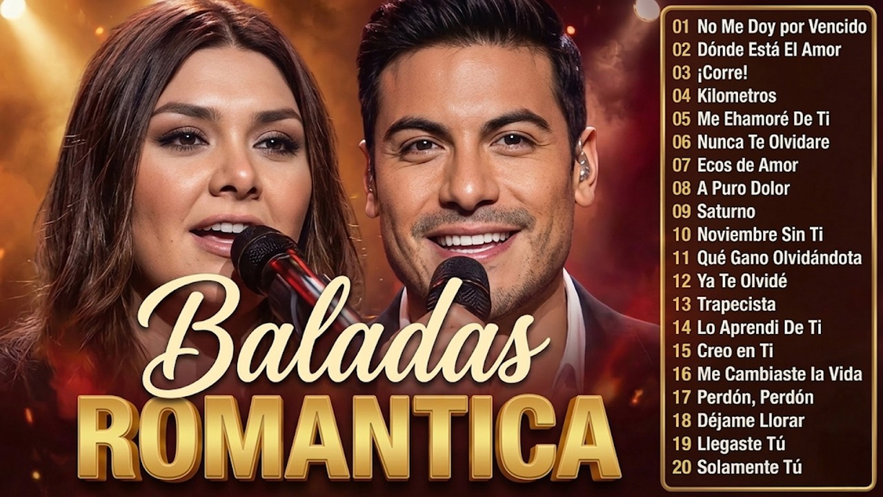 HaAsh, Yuridia, Gloria Trevi, Carlos Rivera, Luis Fonsi🎵 LO MEJOR MÚSICA BALADA POP EN ESPAÑOL