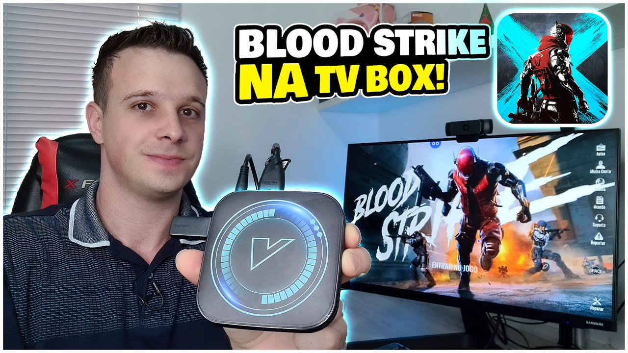 JOGANDO BLOOD STRIKE NA TV BOX VONTAR 4GB RAM