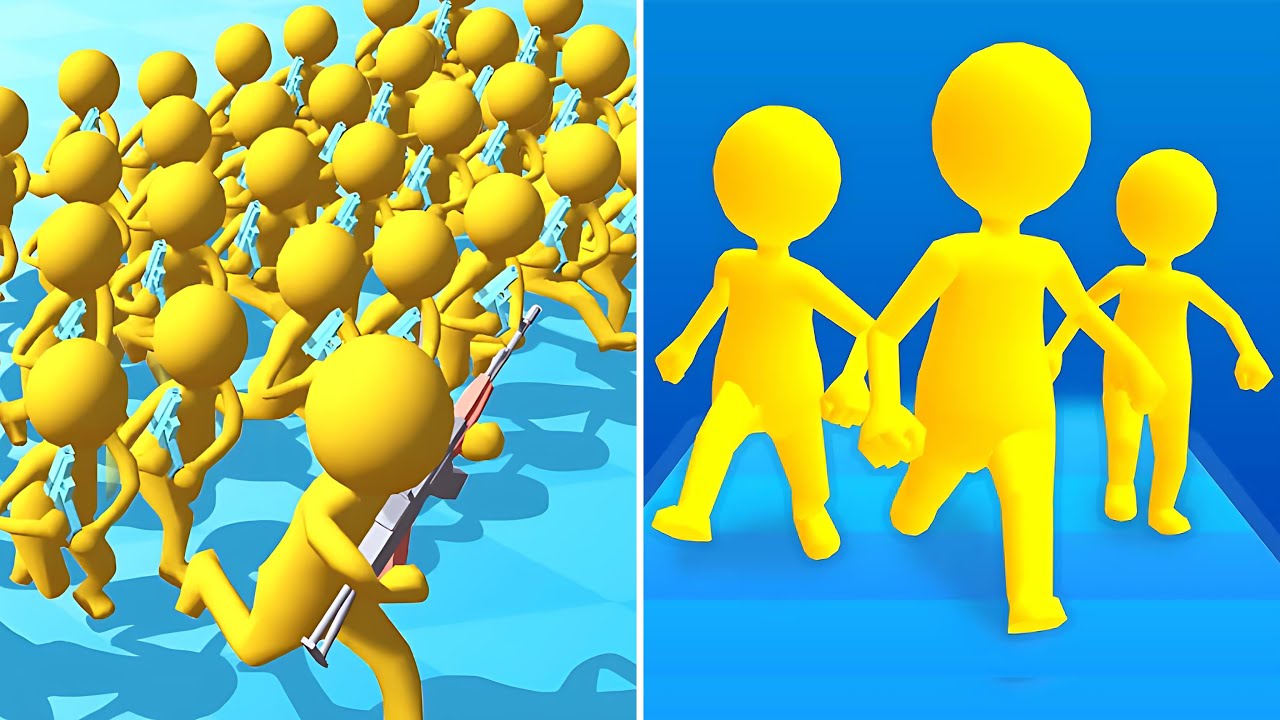 Gun Clash 3D Vs Join Clash 3D🌈🧿🌈Android IOS Max Levels New Update Gameplay NT12