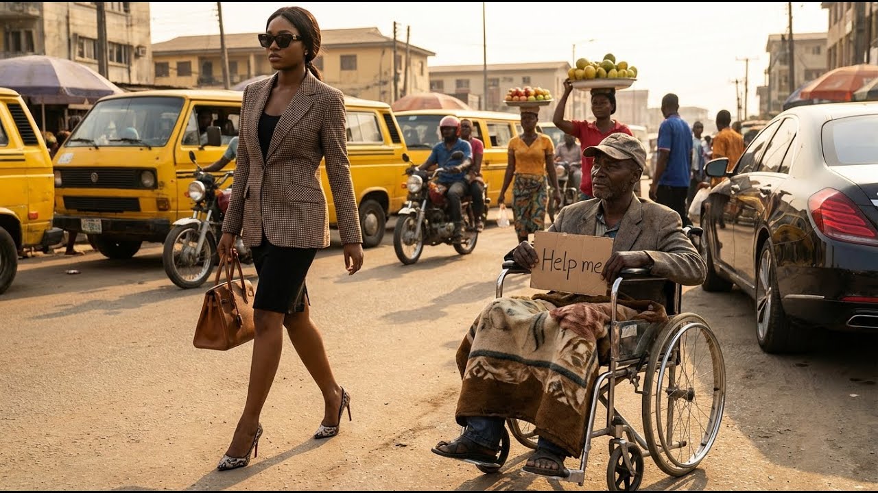 The arrogant heiress mocked a paralyzed beggar every day until her own company was sold #tales #lore