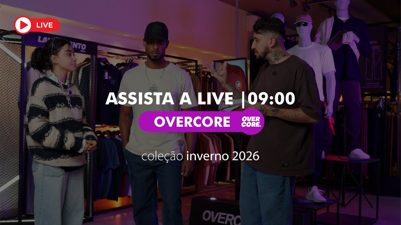 Apresentação da coleção de inverno 2026 - Overcore