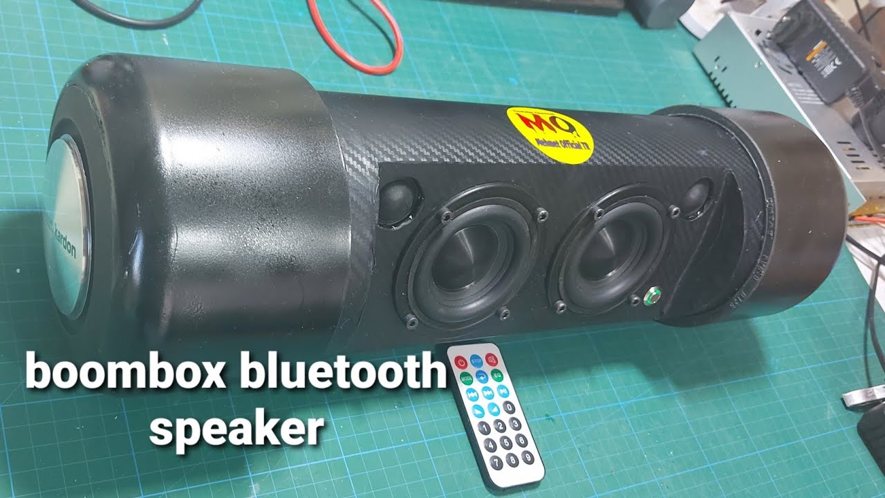 Pvc Plastik Kullanarak Boombox Bluetooth Hoparlör Nasıl Yapılır ses bombası