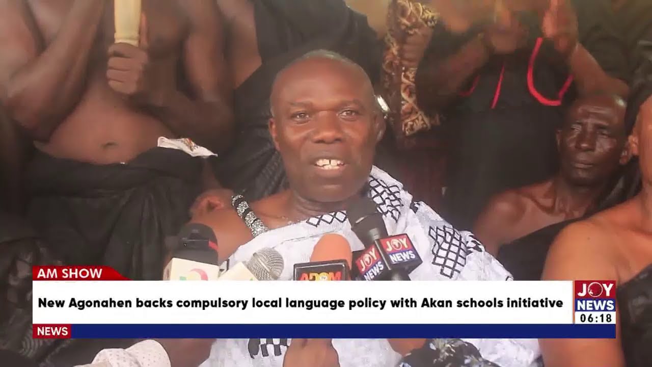 New Agonahen backs compulsory local language policy with Akan schools initiative