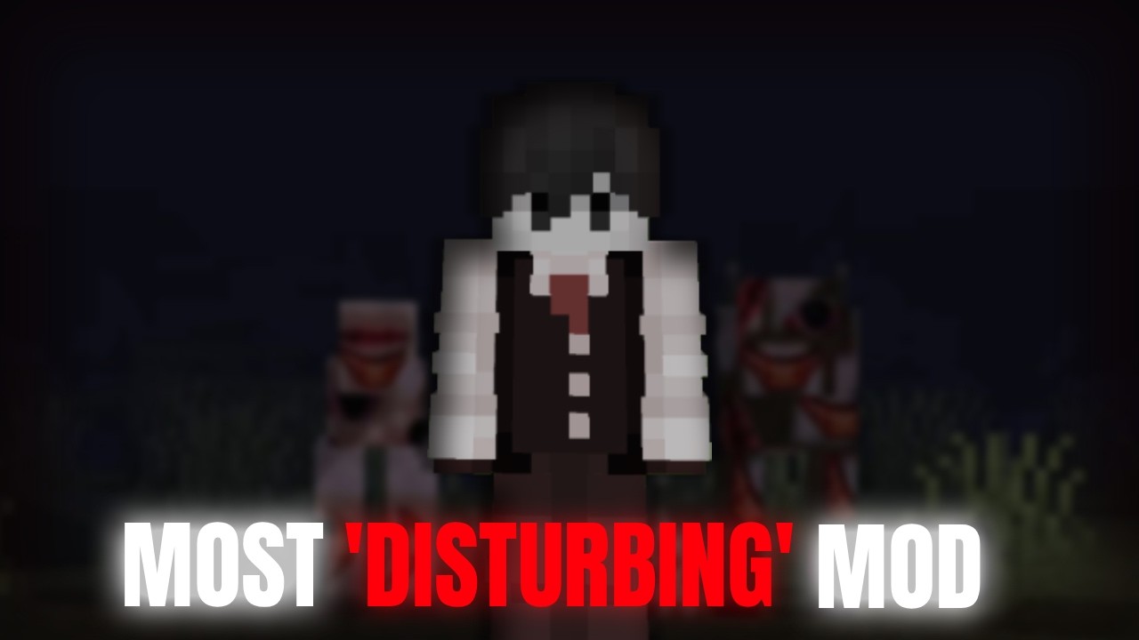 PLAYING THE MOST 'DISTURBING' MINECRAFT MOD...
