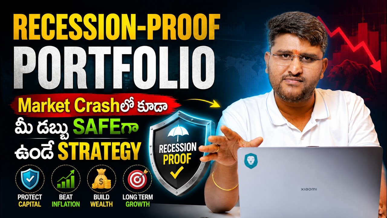 How to Build Recession-Proof Investment Portfolio | Market Crash & SIP Investing | Revanth Chalamala