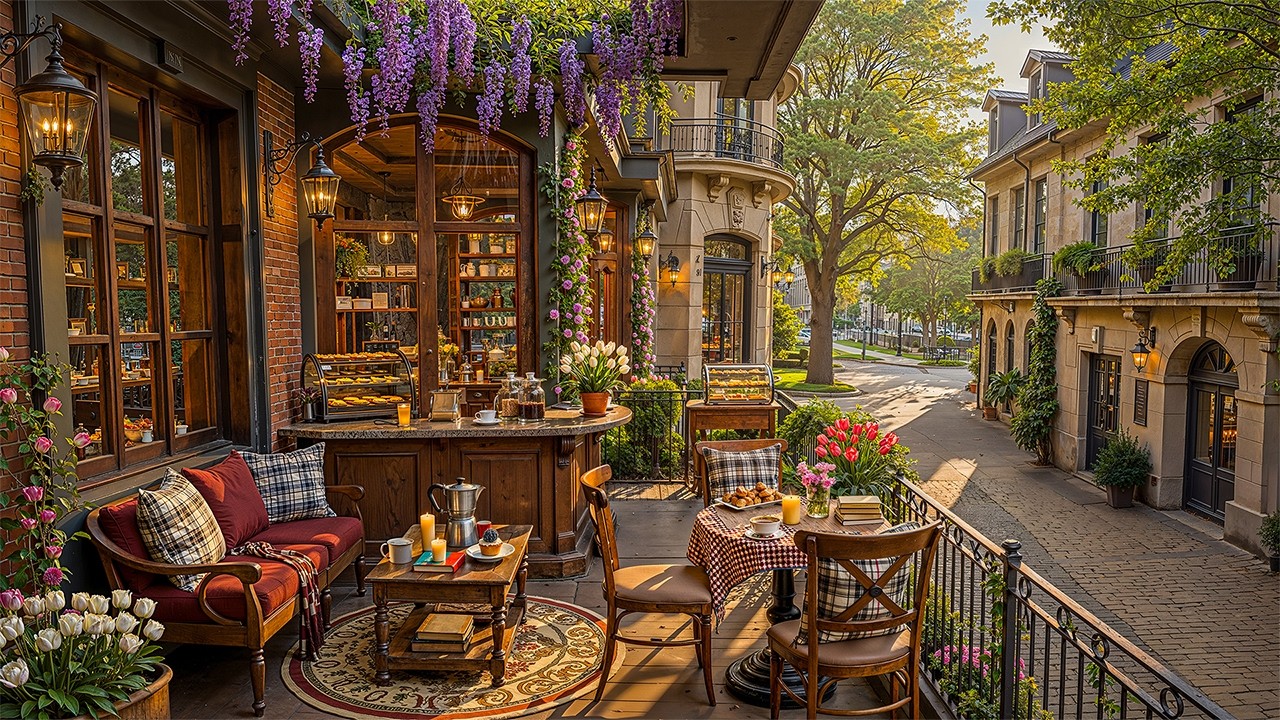 Relaxing Morning Jazz 🌿 Soft Jazz Instrumental Music at Cozy coffee Shop Ambience for Good Mood