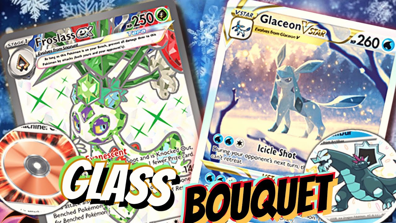 Eiscue ex Deck. 🧊🐧 Tera Ice Box! W/ Baxcalibur, Froslass ex & Glaceon VSTAR. PTCGL Paldean Fates