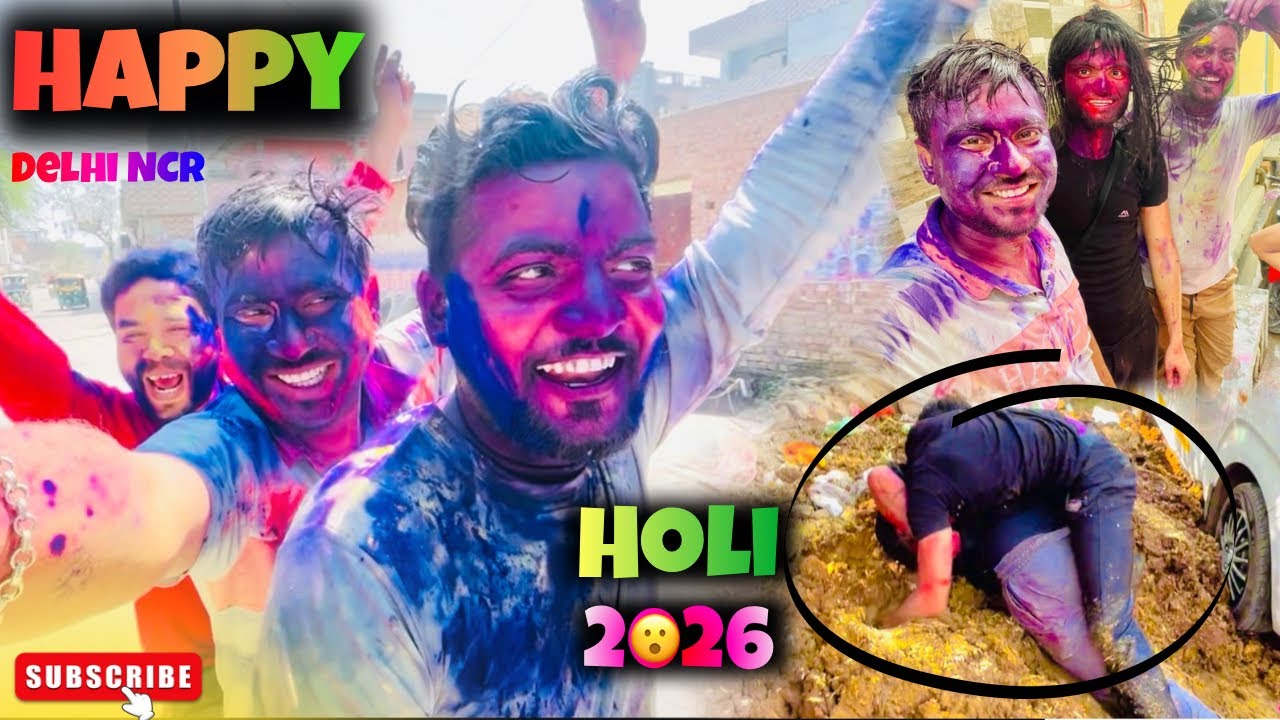 ￼ Holi par kya kar 👀diya bhai 🤪Delhi 2026