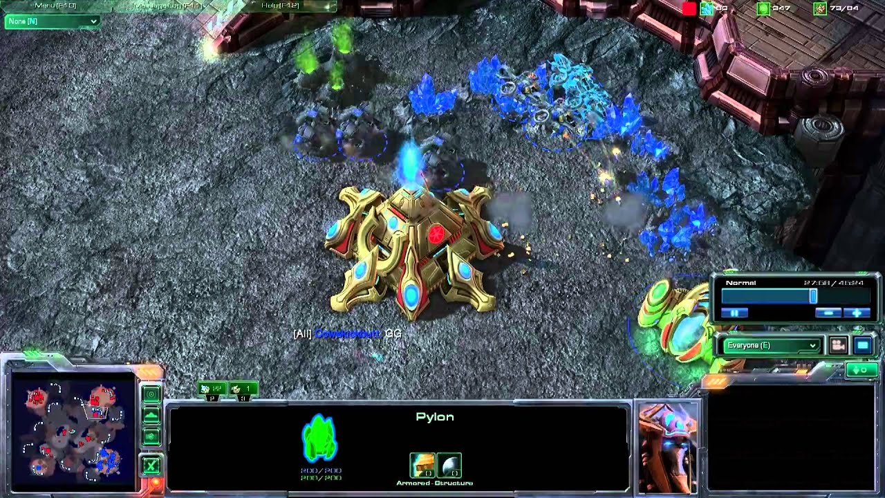 Starcraft 2 1v1 PvT - Early GG disrespect