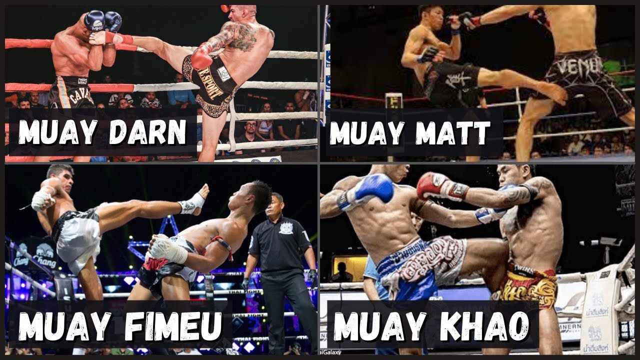 ESTILOS de LUTADORES no MUAY THAI: MUAY DARN | MUAY MATT | MUAY FIMEU | MUAY KHAO | MUAY FEMUR
