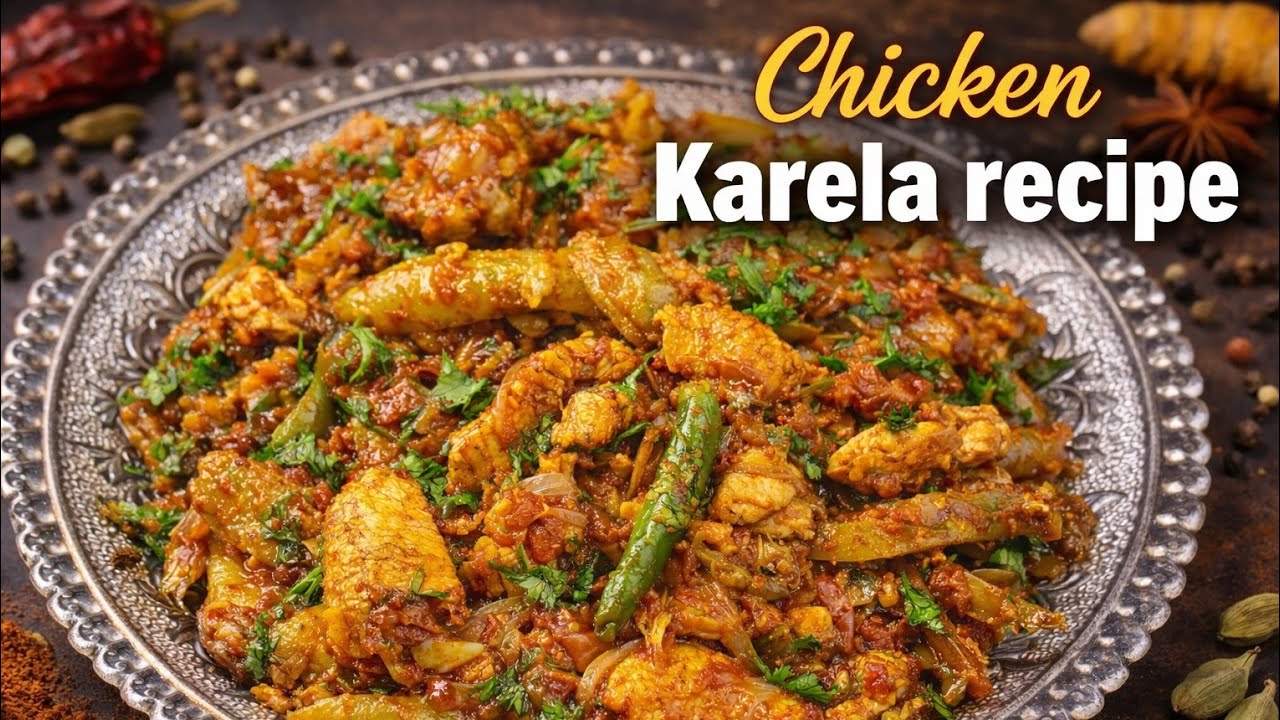 Chicken Karela recipe by Tasty Bites 