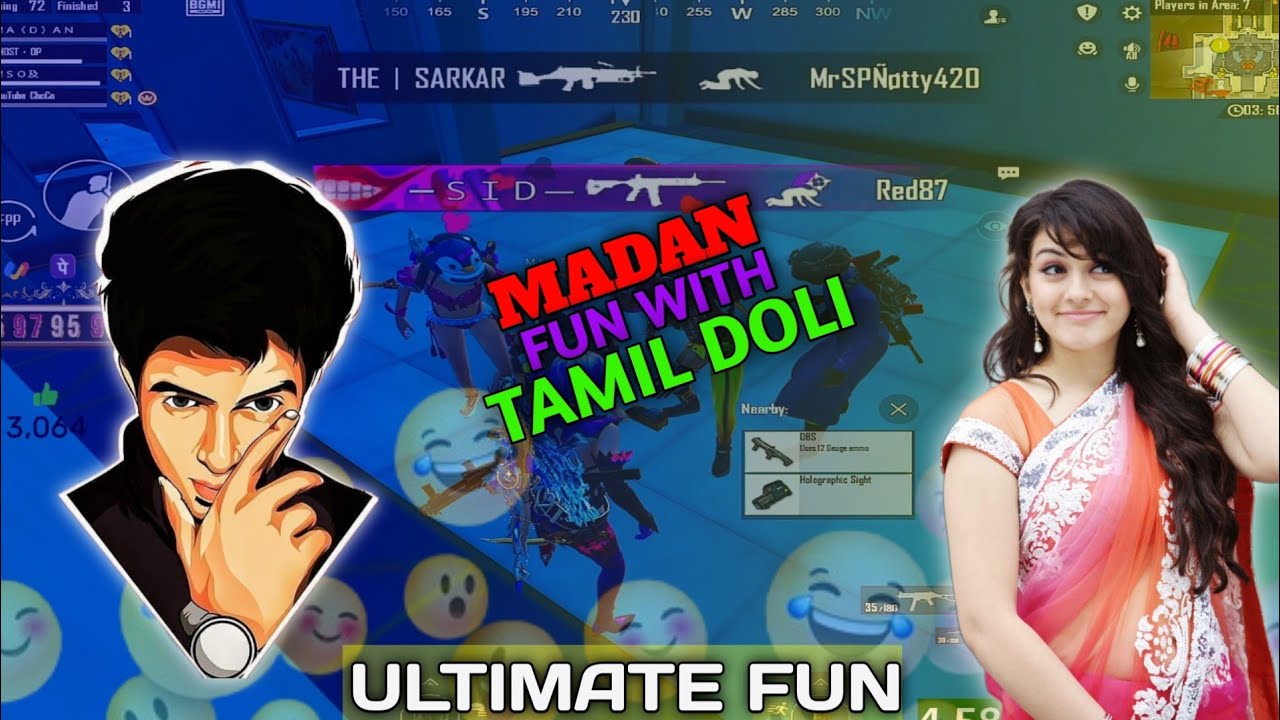 Madan fun with tamil doli 😂 Full fun mode #madan #madanop #bgmilive